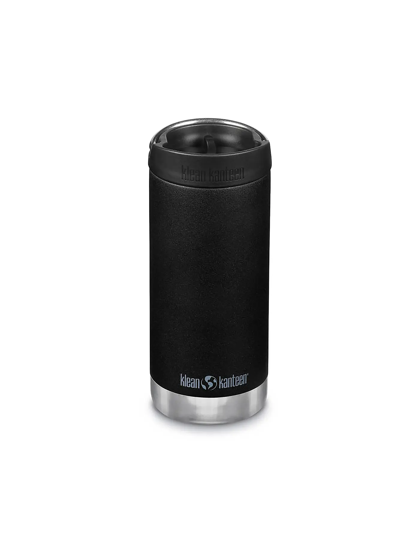 KLEAN KANTEEN | Edelstahl Isolierflasche TKWide 355ml Café Cap Real Teal | schwarz